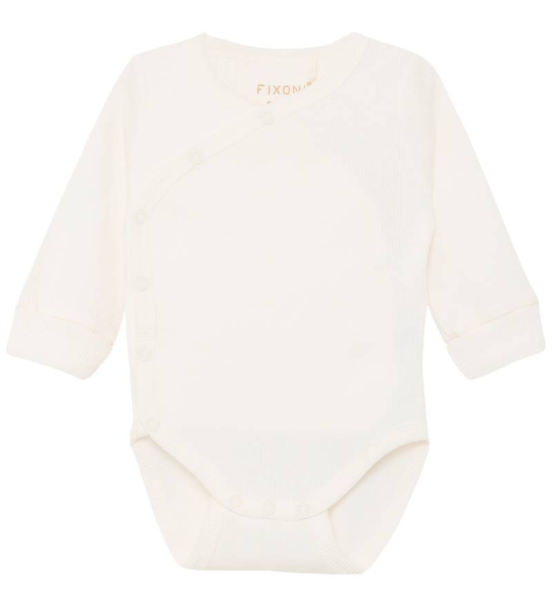 Fixoni Wickelbody l/ä - Rib - Gardenie - Fixoni - 68 - Body L/Ä Fixoni Wickelbody l/ä - Rib - Gardenie - Fixoni - 68 - Body L/Ä von Fixoni