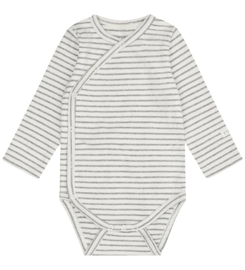 Fixoni Wickelbody l/ä - Rib - Schimmernde Graumelierung - Fixoni - 62 - Body L/Ä Fixoni Wickelbody l/ä - Rib - Schimmernde Graumelierung - Fixoni - 62 - Body L/Ä von Fixoni