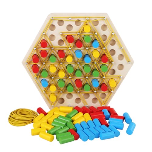 Fiyuer Triggle Spiel Holz, Triggle Geometrisches Schachspiel Knot Logic Spiel Ketten Dreieck Schachspiel Chain Triangle Chess Game, Triggle Game für Erwachsene Jungen und Mädchen ab 3 Jahren Fiyuer Triggle Spiel Holz, Triggle Geometrisches Schachspiel Knot Logic Spiel Ketten Dreieck Schachspiel Chain Triangle Chess Game, Triggle Game für Erwachsene Jungen und Mädchen ab 3 Jahren von Fiyuer