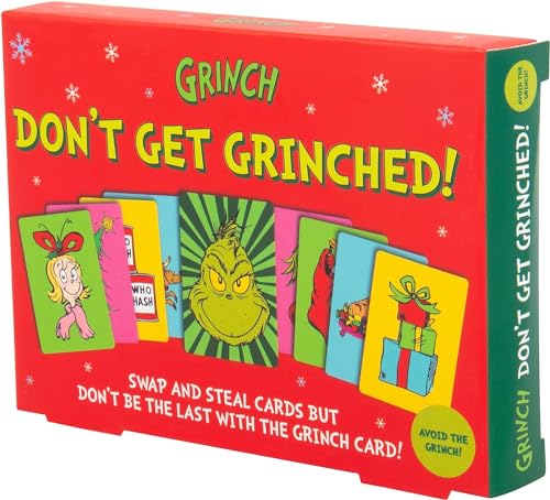 Fizz Creations The Grinch Christmas Card Game Don't Get Grinched! Passendes Paarspiel Enthält 73 farbige Grinch-Karten Offiziell lizenziertes Dr. Seuss Grinch Merchandise Fizz Creations The Grinch Christmas Card Game Don't Get Grinched! Passendes Paarspiel Enthält 73 farbige Grinch-Karten Offiziell lizenziertes Dr. Seuss Grinch Merchandise von Fizz Creations