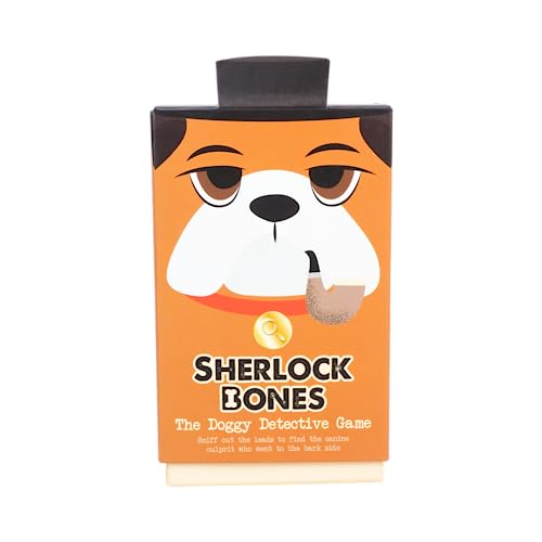 Sherlock Bones Das ultimative Whodunit Cluedo-Stil Spiel für Hundeliebhaber. Schnüffeln Sie die Hinweise, um den Schuldigen des Hundes in diesem spannenden Spiel der Doggy Detective Arbeit zu finden! von Fizz Creations