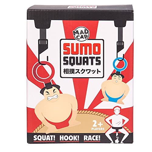 Sumo Squats! Das Original Sumo Squat Hook & Race Partyspiel von Fizz Creations - Familienspaß, Wettbewerb mit Freunden, Junggesellinnenabschied, Teambuilding - Ab 36 Jahren von Fizz Creations