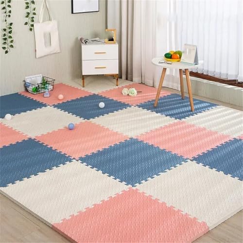 30 x 30 x 1 cm Baby-Spielmatte aus Schaumstoff, Kindermatte, Schlafzimmer-Schutzmatte, Bodenfliesen, Matte 004, 12 Stück mit 12 Kanten 30 x 30 x 1 cm Baby-Spielmatte aus Schaumstoff, Kindermatte, Schlafzimmer-Schutzmatte, Bodenfliesen, Matte 004, 12 Stück mit 12 Kanten von Fjnbbiot