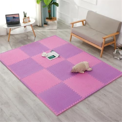 Fjnbbiot 4–20 Stück Schaumstoff-Babyspielmatte für Kinder, ineinandergreifende Übungen, rutschfester Teppich, 30 x 1 cm, lila, 4 Stück Fjnbbiot 4–20 Stück Schaumstoff-Babyspielmatte für Kinder, ineinandergreifende Übungen, rutschfester Teppich, 30 x 1 cm, lila, 4 Stück von Fjnbbiot