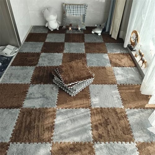 Fjnbbiot Baby-Spielmatte, Übungsmatte, Schaumstoff-Puzzle-Boden, Babydecke, Spielmatte, grau, 9-braun, 10 Stück Fjnbbiot Baby-Spielmatte, Übungsmatte, Schaumstoff-Puzzle-Boden, Babydecke, Spielmatte, grau, 9-braun, 10 Stück von Fjnbbiot