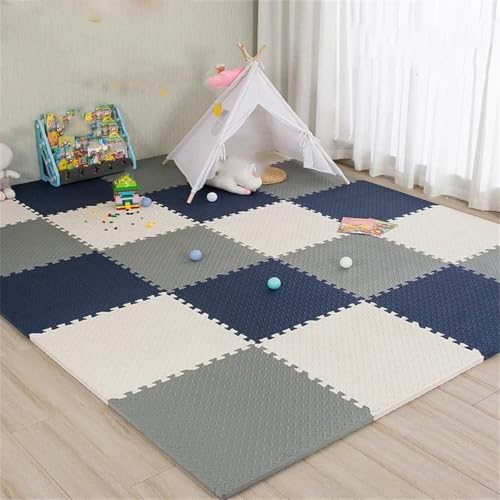 Fjnbbiot Puzzlematte für Kinder, dicke Baby-Spielmatte, Schaumstoff-Teppich, Kinderzimmer-Aktivitäten, 30 cm x 1 cm, Teppich, 18 Stück, 24 Teile Fjnbbiot Puzzlematte für Kinder, dicke Baby-Spielmatte, Schaumstoff-Teppich, Kinderzimmer-Aktivitäten, 30 cm x 1 cm, Teppich, 18 Stück, 24 Teile von Fjnbbiot