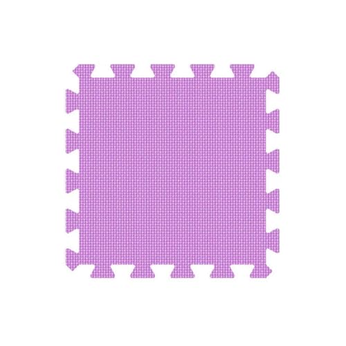 Fjnbbiot Schaumstoff-Spiel-Puzzle-Matte, Nterlock-Übungsfliesen, Bodenteppich, 29 cm x 0,8 cm, Lila, 36 Stück Fjnbbiot Schaumstoff-Spiel-Puzzle-Matte, Nterlock-Übungsfliesen, Bodenteppich, 29 cm x 0,8 cm, Lila, 36 Stück von Fjnbbiot