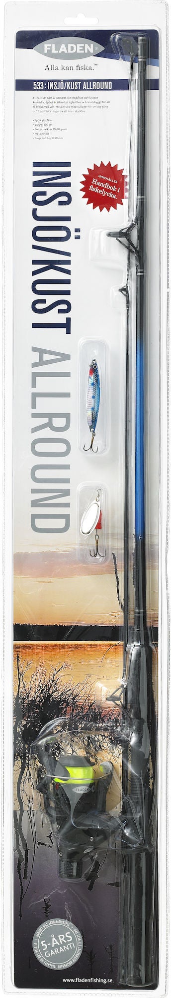 Fladen Binnensee/Küste Allround Haspel -Cobra 030 Angelrute 10-30g Spinner Fladen Binnensee/Küste Allround Haspel -Cobra 030 Angelrute 10-30g Spinner von Fladen Fishing