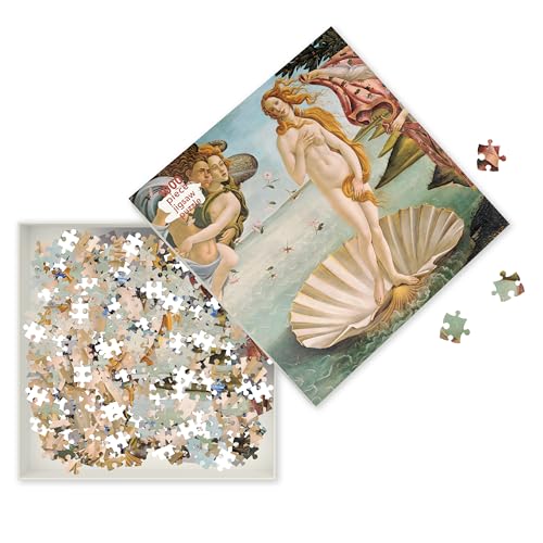 Adult Jigsaw Puzzle Sandro Botticelli: The Birth of Venus - 1000-pieces: 1000-Piece Jigsaw Puzzles: Unser faszinierendes, hochwertiges 1.000-teiliges ... cm x 51,0 cm) in stabiler Kartonverpackung von Flame Tree Gift