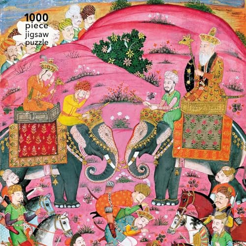 Puzzle - Indische Schule - Persische Helden: Unser faszinierendes, hochwertiges 1.000-teiliges Puzzle (73,5 cm x 51,0 cm) in Stabiler Kartonverpackung von Flame Tree Gift