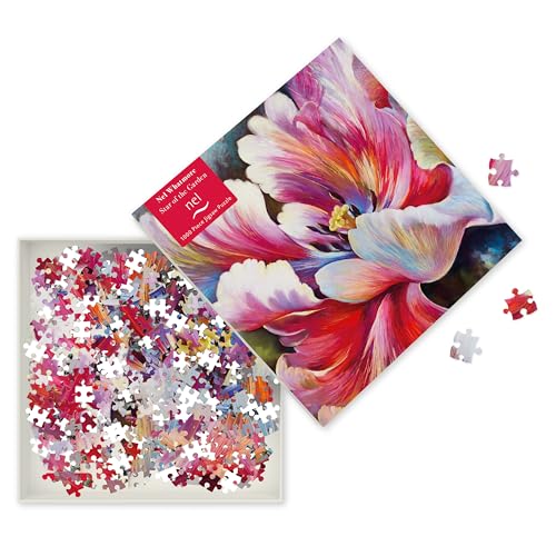 Puzzle - Nel Whatmore, Der Star des Gartens: Unser faszinierendes, hochwertiges 1.000-teiliges Puzzle (73,5 cm x 51,0 cm) in Stabiler Kartonverpackung, Silver von Flame Tree Gift