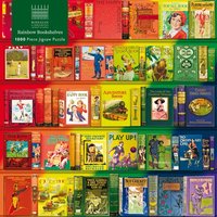 Puzzle - Bodleian Libraries, Regenbogenfarbenes Bücherregal von BrownTrout