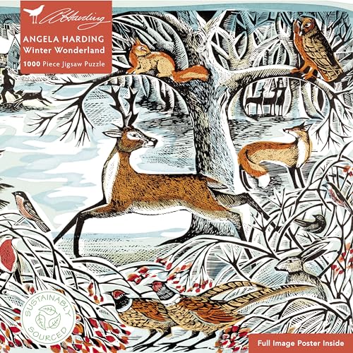 Puzzle - Angela Harding, Winterwunderland: Unser faszinierendes, hochwertiges 1.000-teiliges Puzzle (73,5 cm x 51,0 cm) in Stabiler Kartonverpackung Puzzle - Angela Harding, Winterwunderland: Unser faszinierendes, hochwertiges 1.000-teiliges Puzzle (73,5 cm x 51,0 cm) in Stabiler Kartonverpackung von Flame Tree Gift