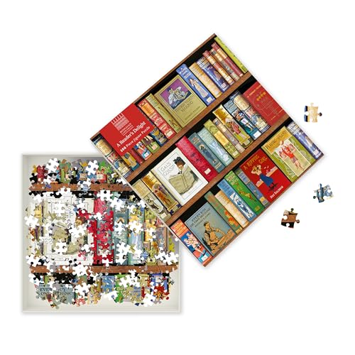 Puzzle - Bodleian Libraries, EIN Vergnügen für Leser: Unser faszinierendes, hochwertiges 500-teiliges Puzzle (49 cm x 36 cm) in Stabiler Kartonverpackung von Flame Tree Gift