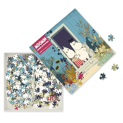 Puzzle - Tove Jansson, Die Mumins an der Riviera: Unser faszinierendes, hochwertiges 1.000-teiliges Puzzle (73,5 cm x 51,0 cm) in Stabiler Kartonverpackung von Flame Tree Gift
