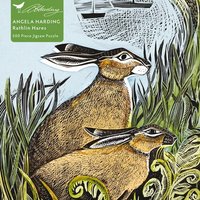 Adult Jigsaw Puzzle Angela Harding: Rathlin Hares (500 Pieces) von BrownTrout Publishers Inc