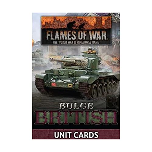 Bulge: British Unit Cards (66x Cards) von Flames of War