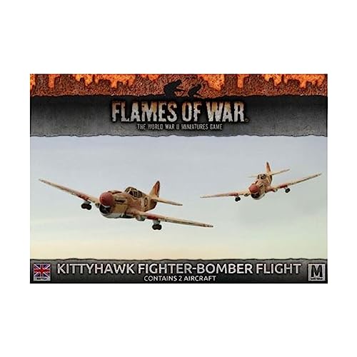 Flames of War British Kittyhawk Fighter-Bomber Flight (Mid War, BBX46) von Flames of War