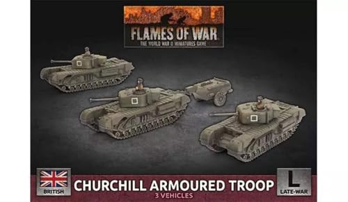 Flames of War FOW Churchill Armoured Troop BBX56 Flames of War FOW Churchill Armoured Troop BBX56 von Flames of War