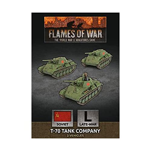 Flames of War FoW T-70 Tank Company SBX68 von Flames of War