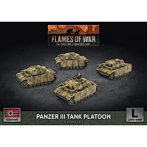 Flames of War - Panzer III Tank Platoon von Flames of War
