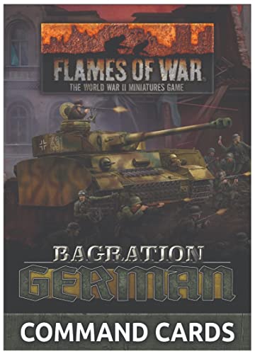 Bagration: German Command Cards von Flames of War