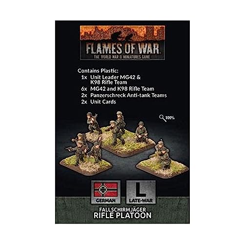 Flames of War: Late War: German: Fallschirmjager Platoon (GE768) von Flames of War