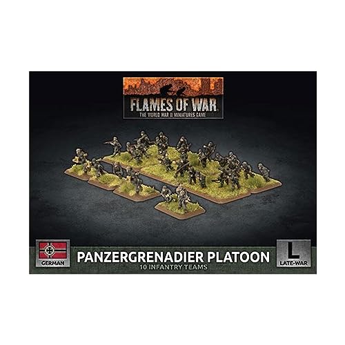 Flames of War: Spätkrieg: Deutsch: Panzergrenadier Platoon (GBX169) von Flames of War