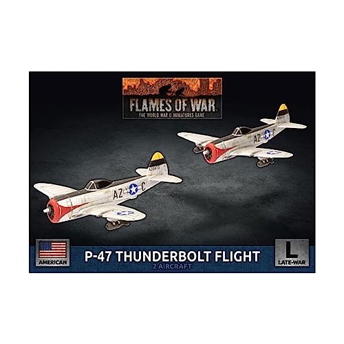 P-47 Thunderbolt Fighter Flight X2 von Flames of War