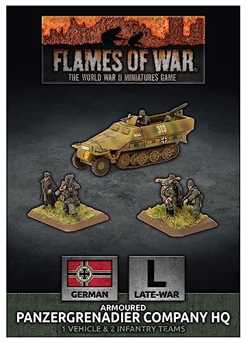 Flames of War: Später Krieg: Deutsch: Panzergrenadier Company HQ (GBX68) von Flames of War
