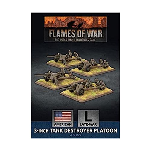 Flames ofWar Late War American 3-Inch Tank Destroyer Platoon (UBX80) von Flames of War