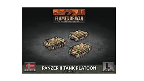 Panzer II Tank Platoon (3x Plastic) von Flames of War