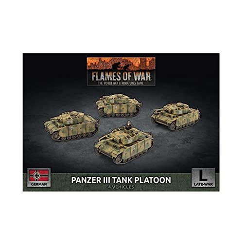 Panzer III Tank Platoon (x4 Plastic) von Flames of War