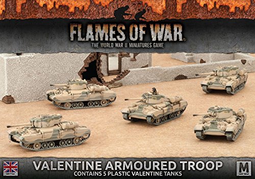 Unbekannt Flames of War British Valentine Armoured Troop (Mid War, BBX43) von Flames of War