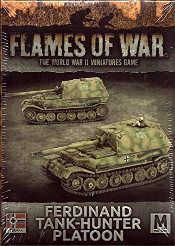 Unbekannt Flames of War: German Ferdinand Tank-Hunter Platoon GBX127 Ghost Panzers von Flames of War