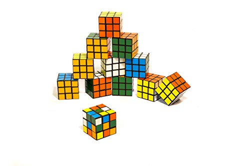 Flanacom Premium Zauberwürfel - 3x3 12er Set - Robuster Magic Cube - Mini Set - Brainteaser - Speedcube - Spiele für unterwegs - Kinder Geduldspiel - Für Speed-Cubing von Flanacom