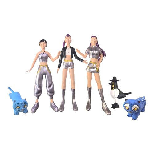 Kpop Demon Hunters Figuren, Huntrix K Pop Demon Hunter Merch Spielzeugfiguren 5er Set, HUNTR/X Puppen Figur Kpop Merchandise Sammlerfigur für Kpop Cartoon Fan (B) von Flanliy