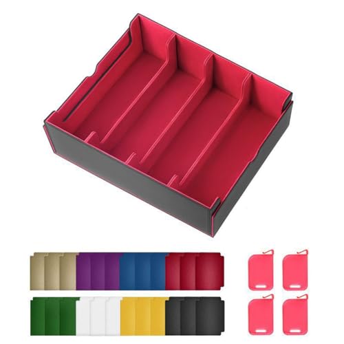 Flaroey Upgrade-Karten-Aufbewahrungsbox, TCG-Deck-Hülle, für über 2400 Karten mit Einfacher Hülle für, TCG, Sammelkarten, Sportkarten C Flaroey Upgrade-Karten-Aufbewahrungsbox, TCG-Deck-Hülle, für über 2400 Karten mit Einfacher Hülle für, TCG, Sammelkarten, Sportkarten C von Flaroey
