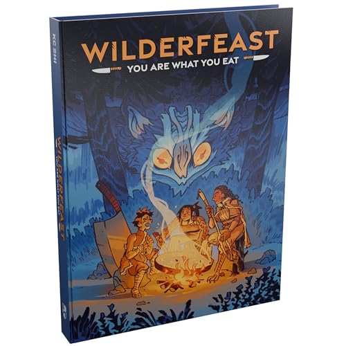 Modiphius Entertainment: Wilderfeast - Core Book - Hardcover, RPG, Monsterjäger & Köche, Regeln & Bestiary, Kampagne, Anleitungen, Karten, Rollenspiel von Flat River Group