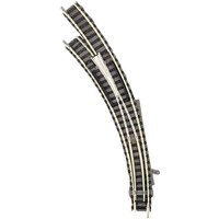 Fleischmann 9168 N piccolo (mit Bettung) Bogenweiche, links 45° 356.5 mm, 420mm 1St. von Fleischmann Modelleisenbahnen