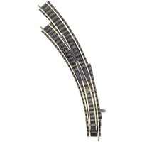 Fleischmann 9174 N piccolo (mit Bettung) Bogenweiche, links 45° 356.5 mm, 420mm 1St. von Fleischmann Modelleisenbahnen