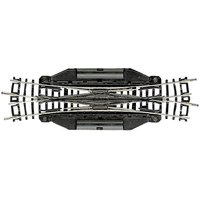 22246 N Fleischmann Gleis (ohne Bettung) Doppelkreuzungsweiche, elektrisch 129.8 mm 15 ° 1 St. von Fleischmann