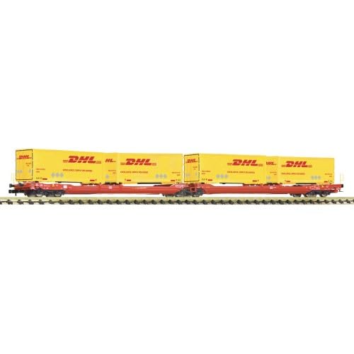 6660051 N Doppeltaschen-Gelenkwagen T3000e, DB AG, Ep. VI 'DHL' 6660051 N Doppeltaschen-Gelenkwagen T3000e, DB AG, Ep. VI 'DHL' von Fleischmann