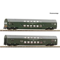 FLEISCHMANN 6260041 N 2-tlg. Set 1: Doppelstockwagen DBmue / DBmq, DR, Ep. IV FLEISCHMANN 6260041 N 2-tlg. Set 1: Doppelstockwagen DBmue / DBmq, DR, Ep. IV von Fleischmann