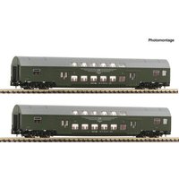 FLEISCHMANN 6260042 N 2-tlg. Set 2: Doppelstockwagen DBmue, DR, Ep. IV FLEISCHMANN 6260042 N 2-tlg. Set 2: Doppelstockwagen DBmue, DR, Ep. IV von Fleischmann