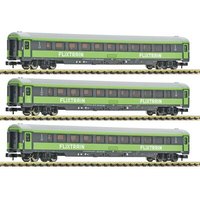 FLEISCHMANN 6260086 N 3-tlg. Set 2: Reisezugwagen, FlixTrain, Ep. VI FLEISCHMANN 6260086 N 3-tlg. Set 2: Reisezugwagen, FlixTrain, Ep. VI von Fleischmann