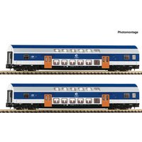 FLEISCHMANN 6260094 N 2-tlg. Set 2: Doppelstockwagen DBmue, DR/VEB, Ep. IV FLEISCHMANN 6260094 N 2-tlg. Set 2: Doppelstockwagen DBmue, DR/VEB, Ep. IV von Fleischmann