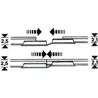 FLEISCHMANN 6437 H0 Übergangs-Schienenverbinder (20 Stück) von Fleischmann