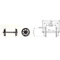 FLEISCHMANN 6563 H0 Doppelspeichen-Austausch-Radsatz für das Mittelleiter-Wechselstromsystem FLEISCHMANN 6563 H0 Doppelspeichen-Austausch-Radsatz für das Mittelleiter-Wechselstromsystem von Fleischmann