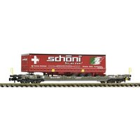 FLEISCHMANN 6660038 N Taschenwagen Sdgnss/T5 mit LKW-Auflieger Spedition Schöni, Hupac, Ep. VI FLEISCHMANN 6660038 N Taschenwagen Sdgnss/T5 mit LKW-Auflieger Spedition Schöni, Hupac, Ep. VI von Fleischmann